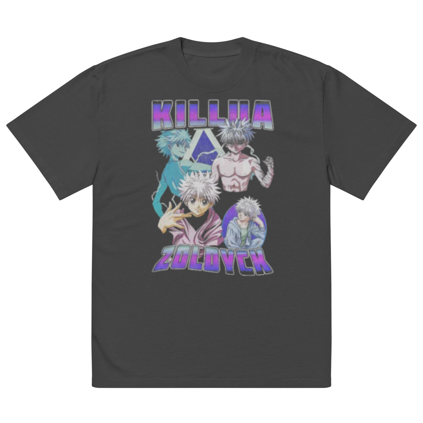 Hunter x Hunter Oversized faded t-shirt