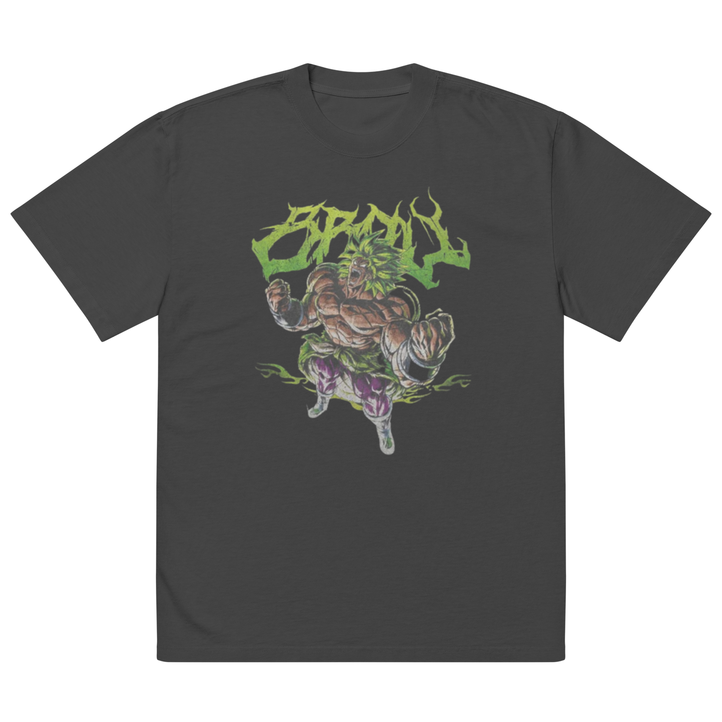 DBZ Broly Oversized faded t-shirt