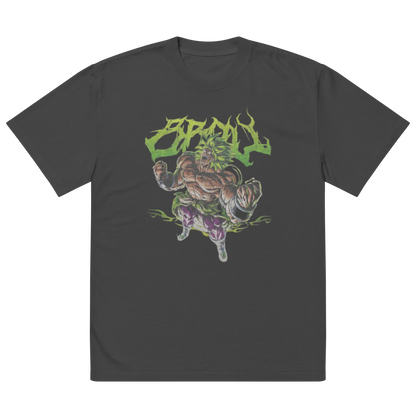 DBZ Broly Oversized faded t-shirt