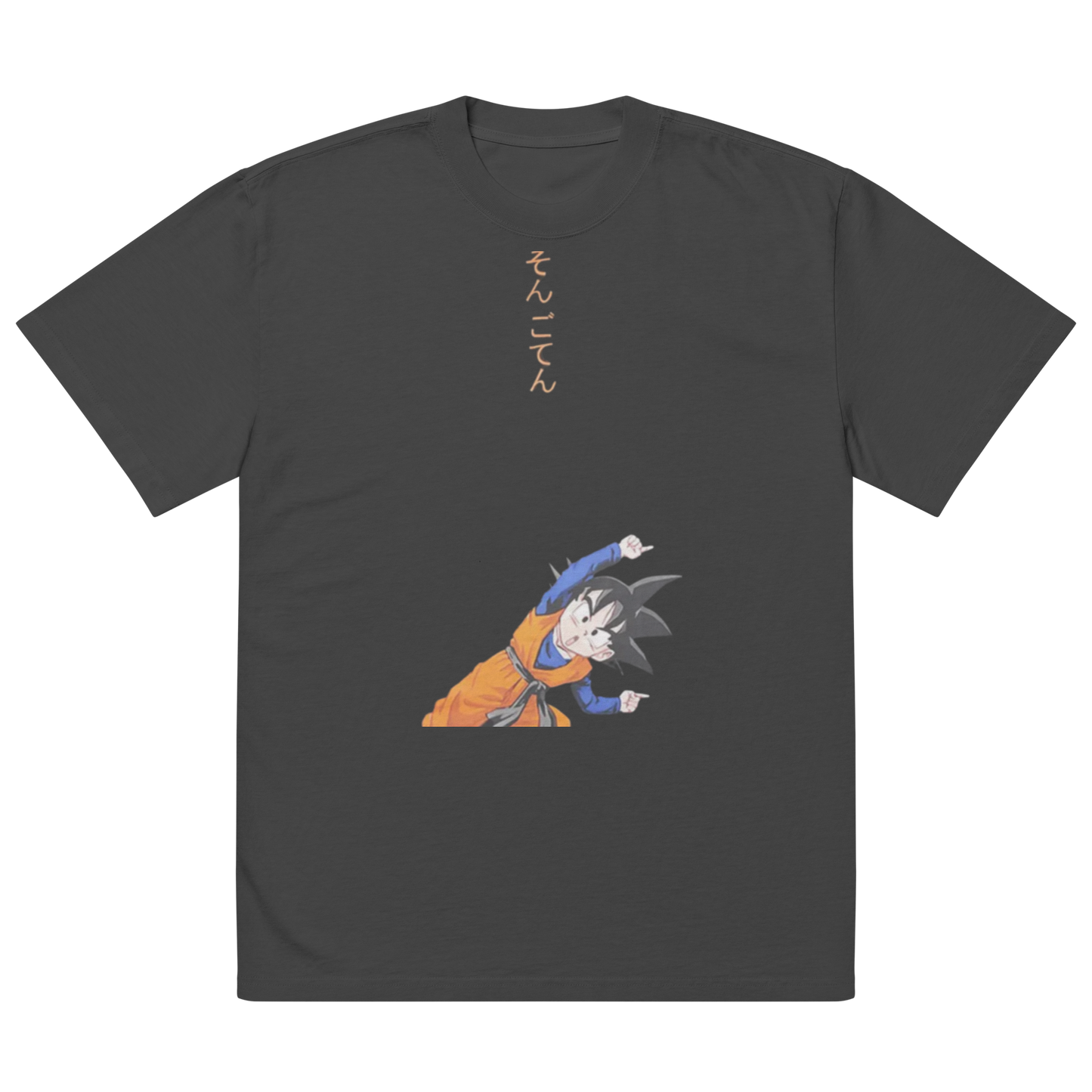 DBZ Oversized faded t-shirt