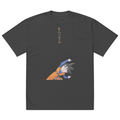 DBZ Oversized faded t-shirt