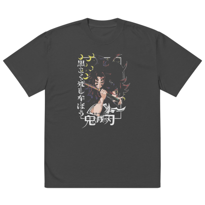 Demon Slayer Oversized faded t-shirt