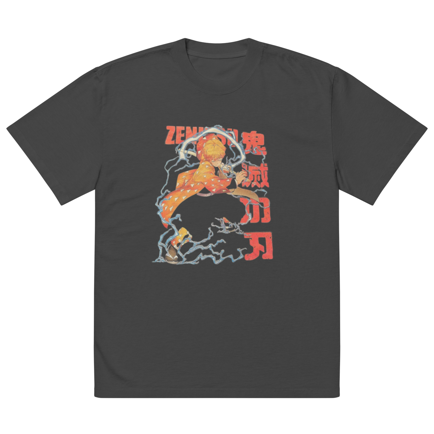 Demon Slayer Oversized faded t-shirt