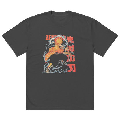 Demon Slayer Oversized faded t-shirt