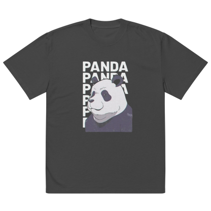 Panda Oversized faded t-shirt