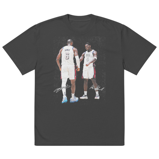 LBJ ANT Oversized faded t-shirt