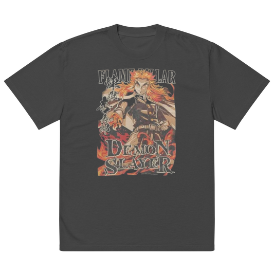 Demon Slayer Harisha Oversized faded t-shirt