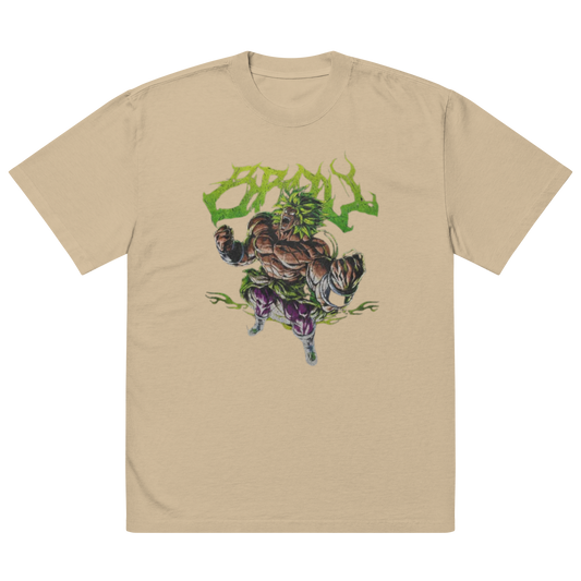 DBZ Broly Oversized faded t-shirt